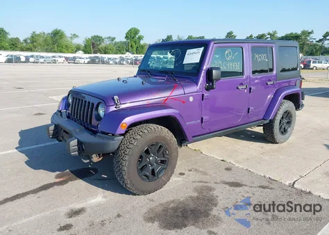 2016 Jeep Wrangler Unlimited Sahara из США, поврежденный, VIN 1C4BJWEG3GL202743